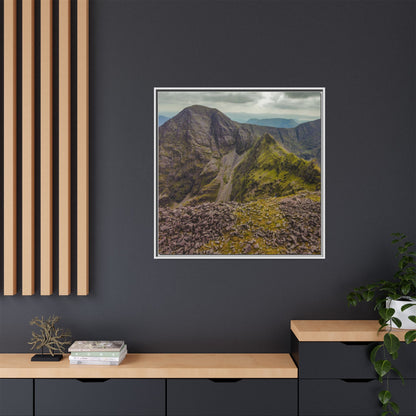 Halfway to Carrauntoohil Matte Canvas, Framed (Multi-color)