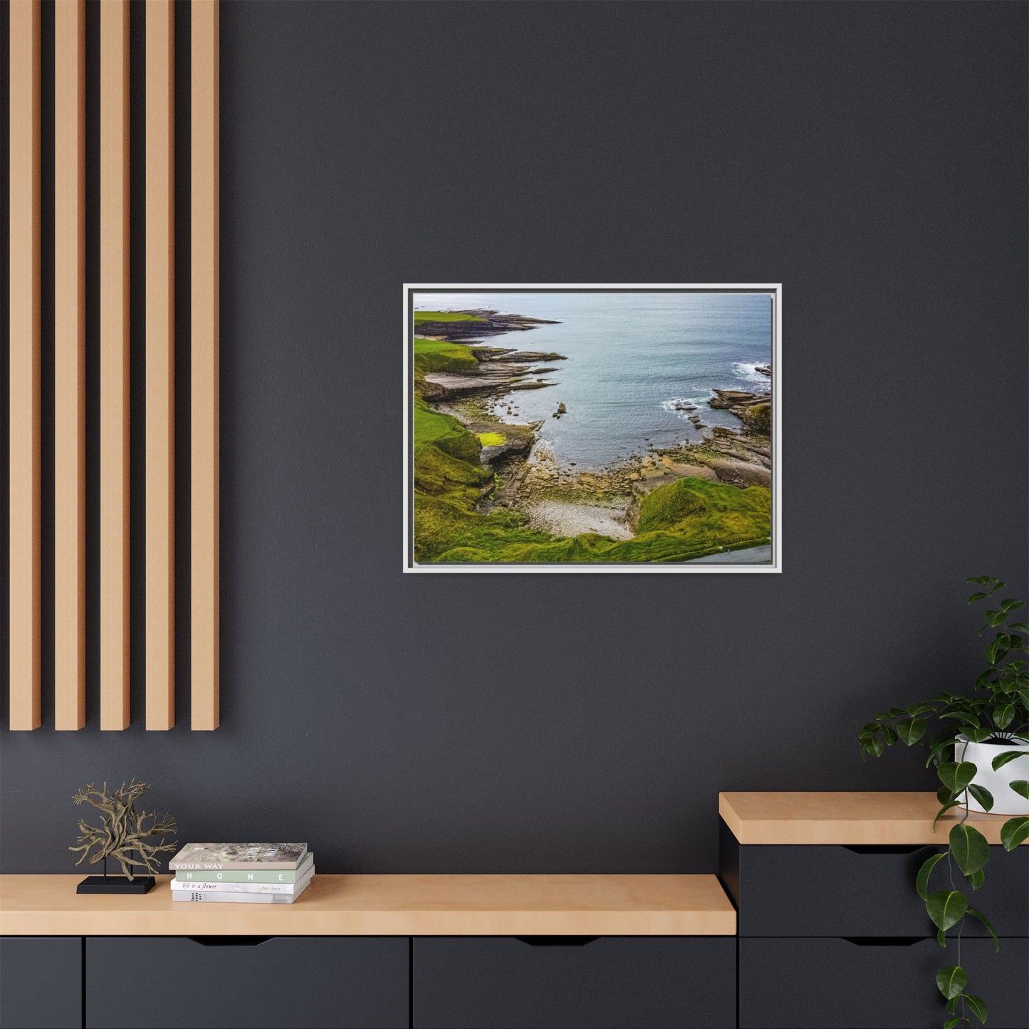 Somewhere in Sligo Matte Canvas, Framed (Multi-color)