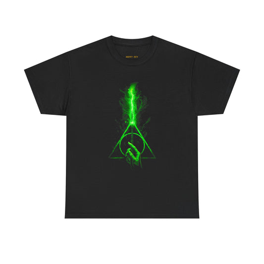 Deathly Hallows Green Magic T-Shirt