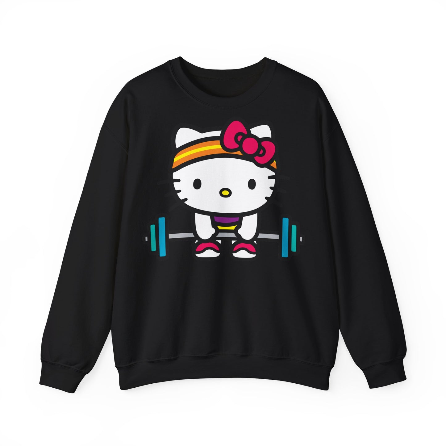 Hello Kitty Gym Motivation Unisex Heavy Blend™ Crewneck Sweatshirt