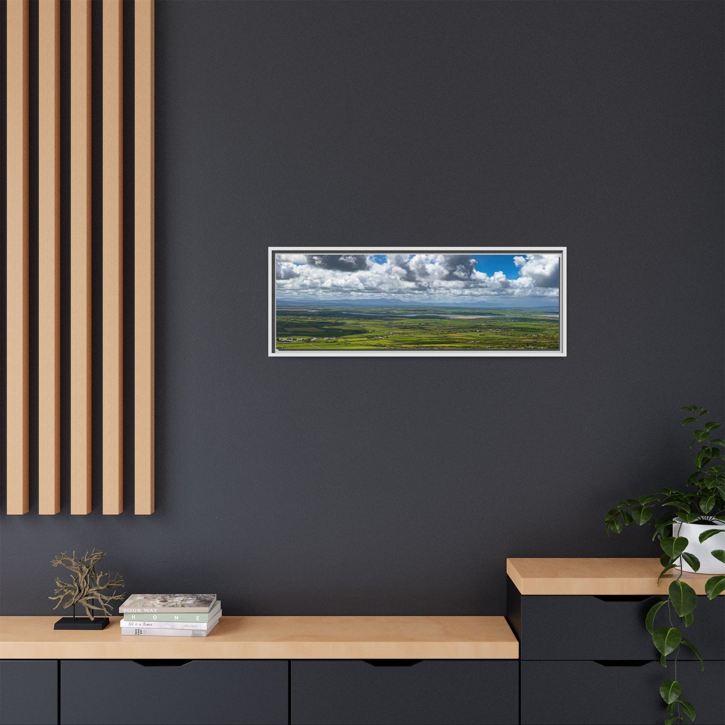 Kerry Panorama Matte Canvas, Framed (Multi-color)