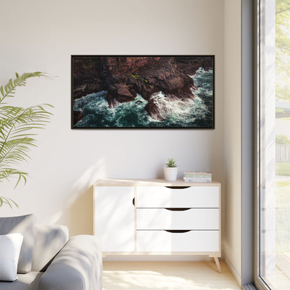 Kerry Head Matte Canvas, Framed (Multi-color)