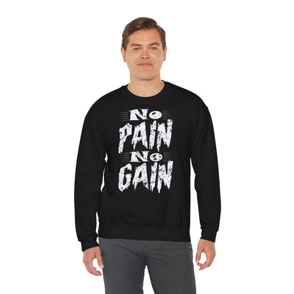 No Pain No Gain Unisex Heavy Blend™ Crewneck Sweatshirt - Motivational Workout