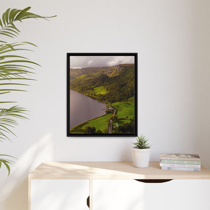 South in Aghadh an Aird or The Devil's Cheney Matte Canvas, Framed (Multi-color)