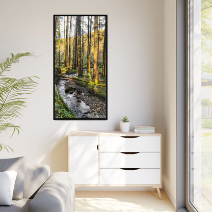 Glanageenty Forest Trail 2 Matte Canvas, Framed (Multi-color)