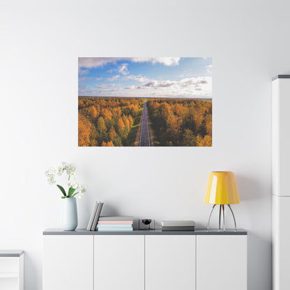 Somewhere in Lithuania Matte Canvas, Stretched, 1.25"