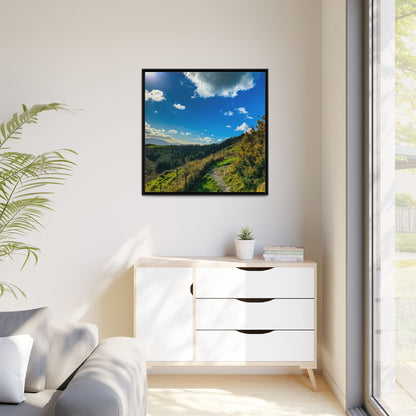 Glanageenty Forest Trail  Matte Canvas, Framed (Multi-color)