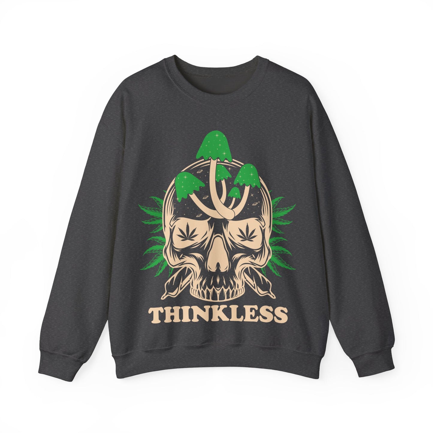 Mushroom Skull 'THINKLESS' Sweatshirt