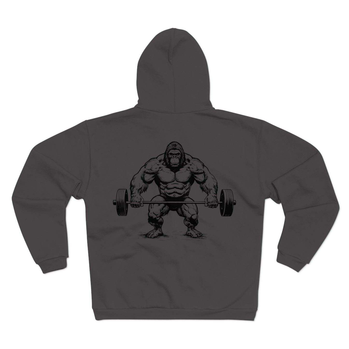 Gorilla Strength Gym Unisex Hooded Zip Sweatshirt