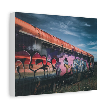 Night Train Matte Canvas, Stretched, 1.25"