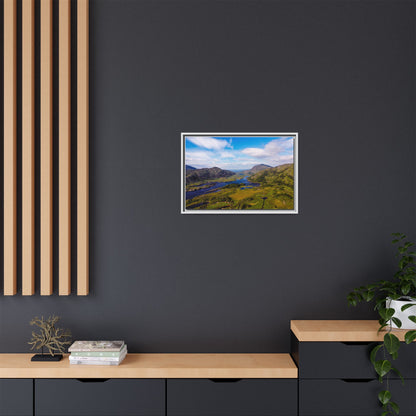 Ladies View Killarney Matte Canvas, Framed (Multi-color)