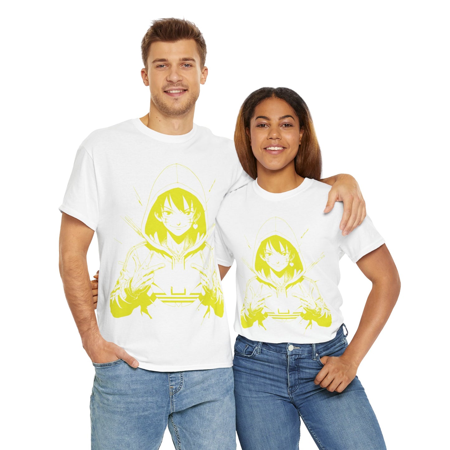 Calmness Unisex Heavy Cotton Tee Yellow