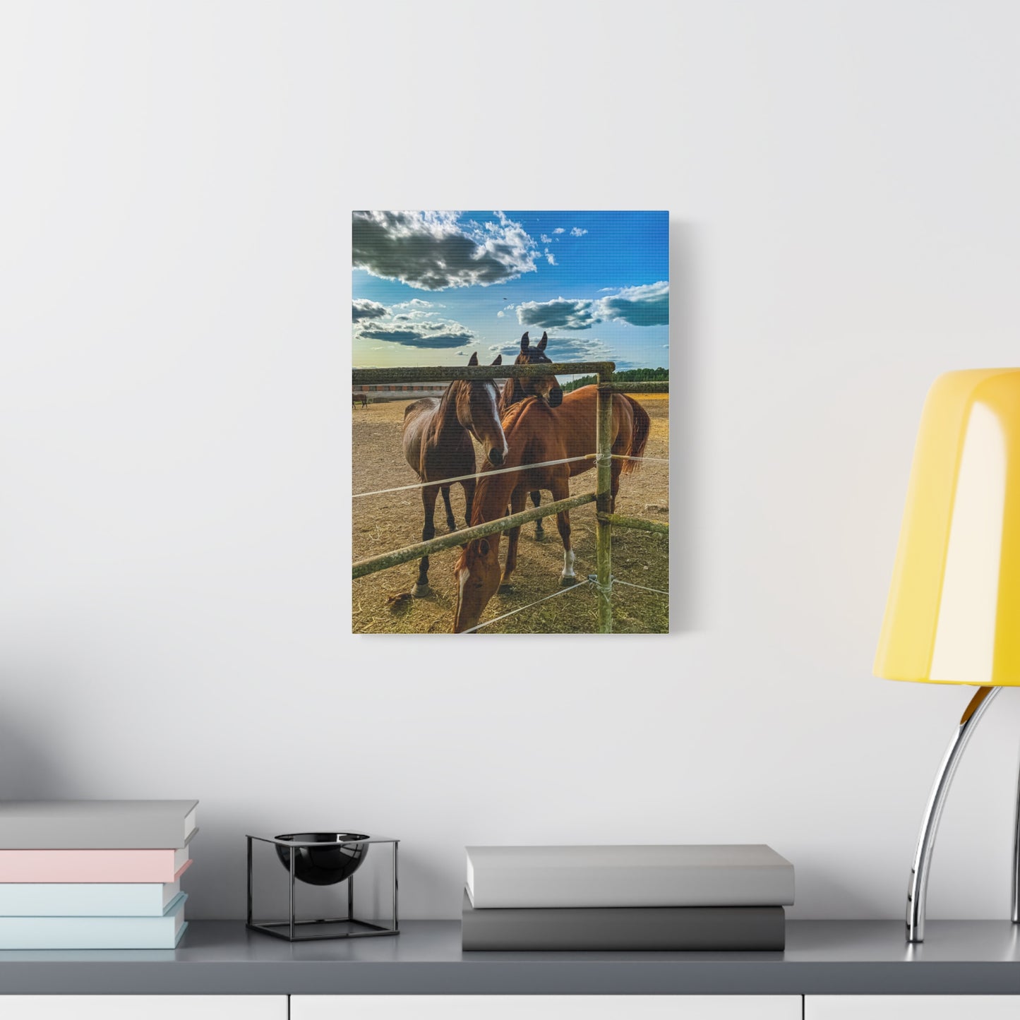 Horses Matte Canvas, Stretched, 1.25"