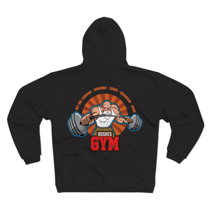 Unisex Hooded Zip Sweatshirt - Rosht's Gym Vintage Fitness Apparel