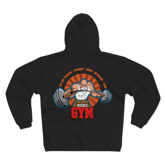 Unisex Hooded Zip Sweatshirt - Rosht's Gym Vintage Fitness Apparel