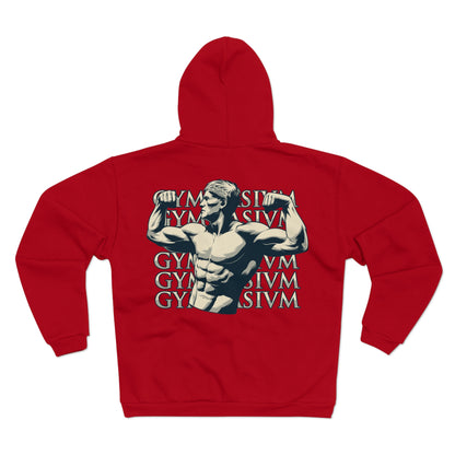 Gym Motivation Unisex Hooded Zip Sweatshirt | Fitness Apparel