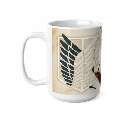 Anime-Inspired Ceramic Coffee Cup - 11oz & 15oz - Perfect for Fans of Adventure