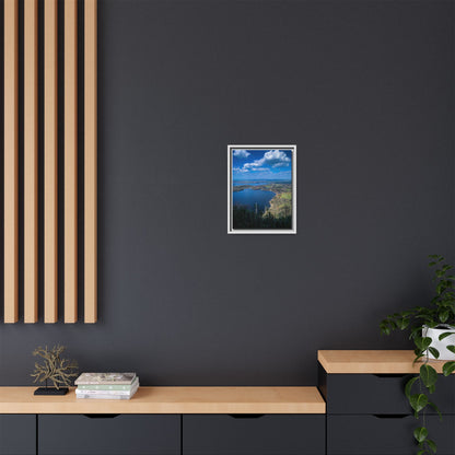 Kuckross Lake Matte Canvas, Framed (Multi-color)