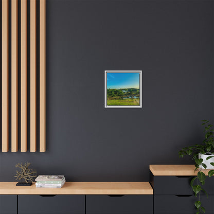 Zageres Lake Matte Canvas, Framed (Multi-color)