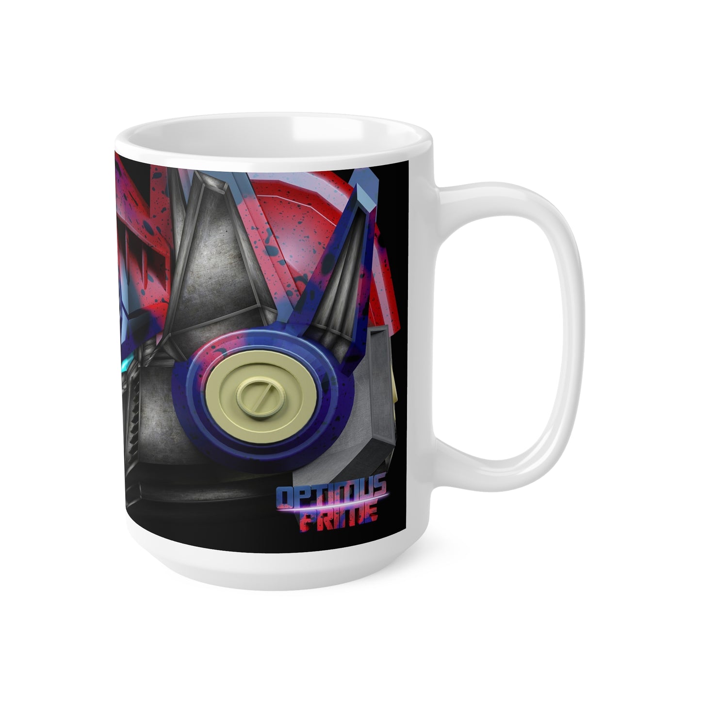 Transformers Ceramic Coffee Mug - 11oz & 15oz, Cool Robot Design