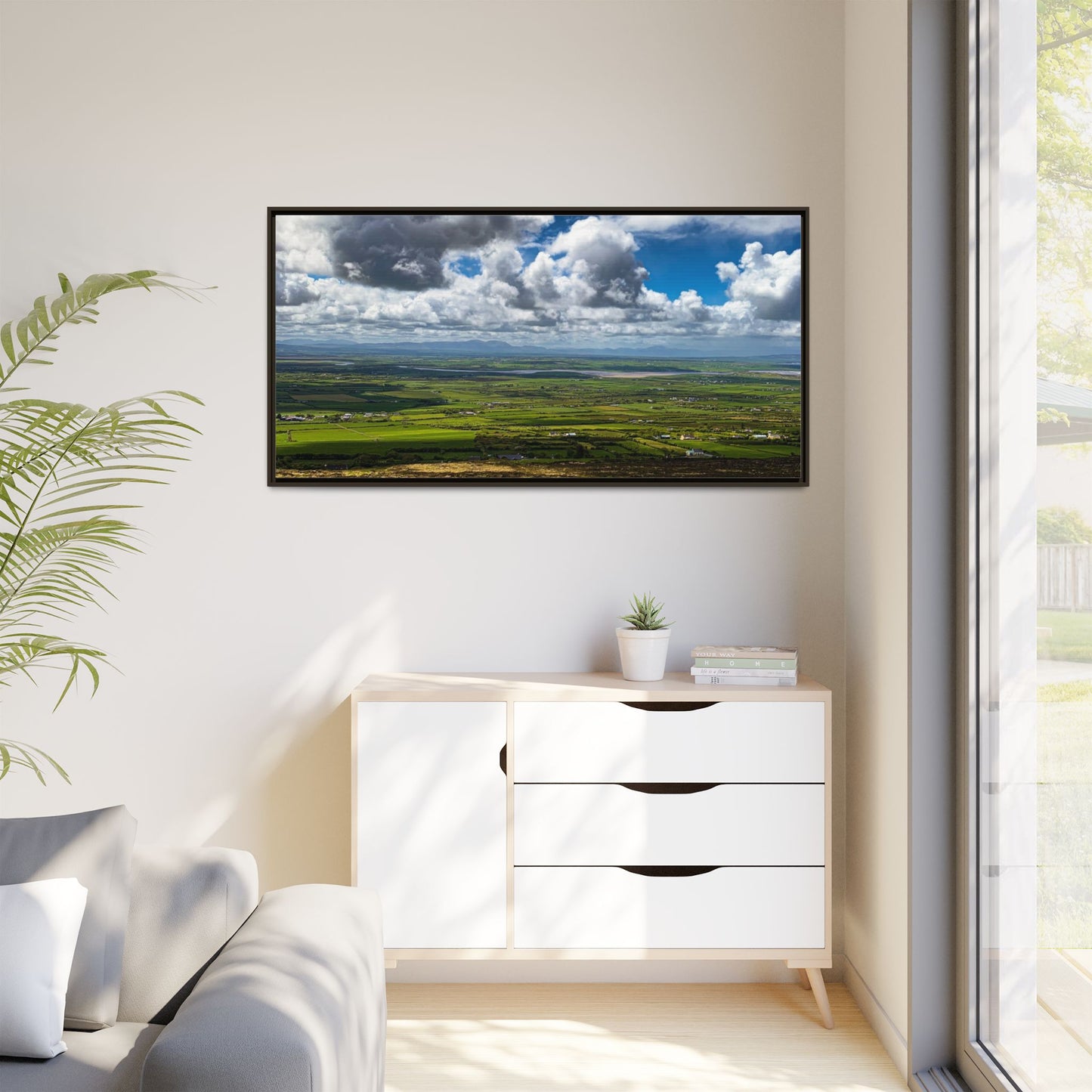 Kerry Panorama Matte Canvas, Framed (Multi-color)