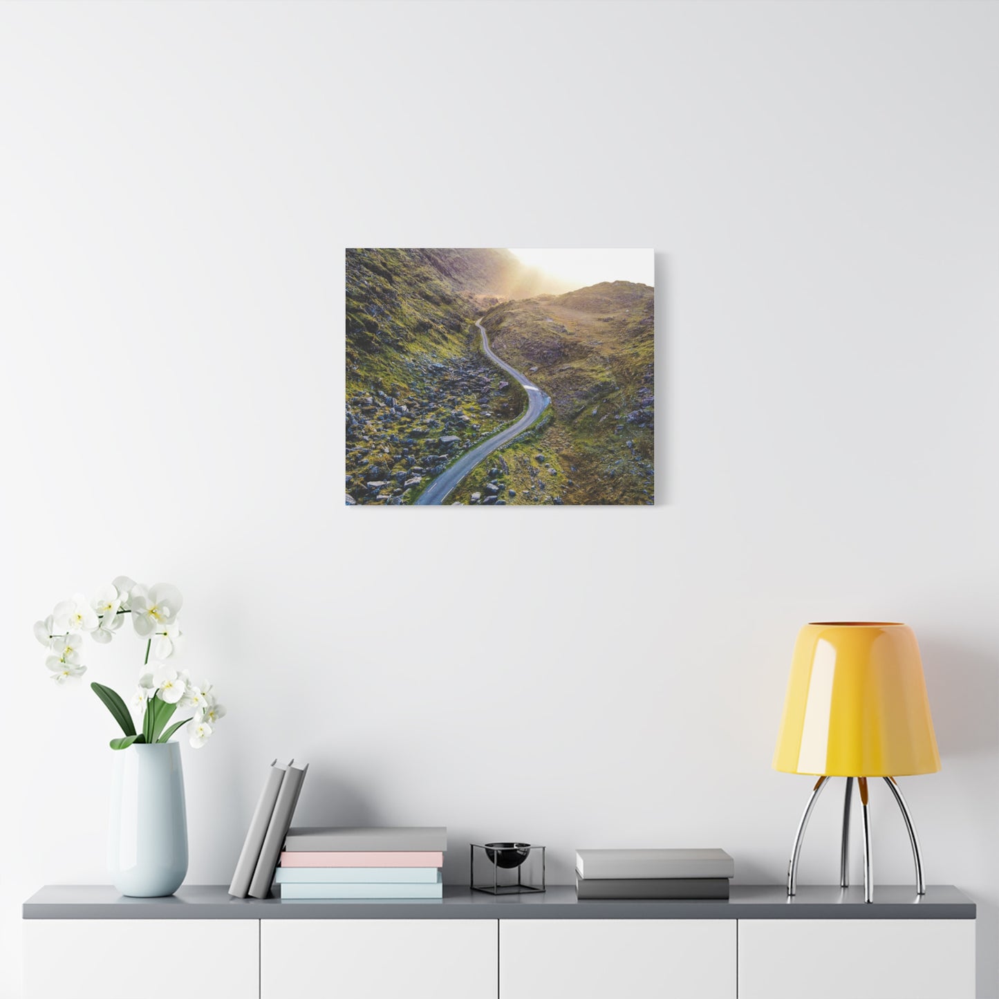 Valley Road Matte Canvas, Stretched, 1.25"