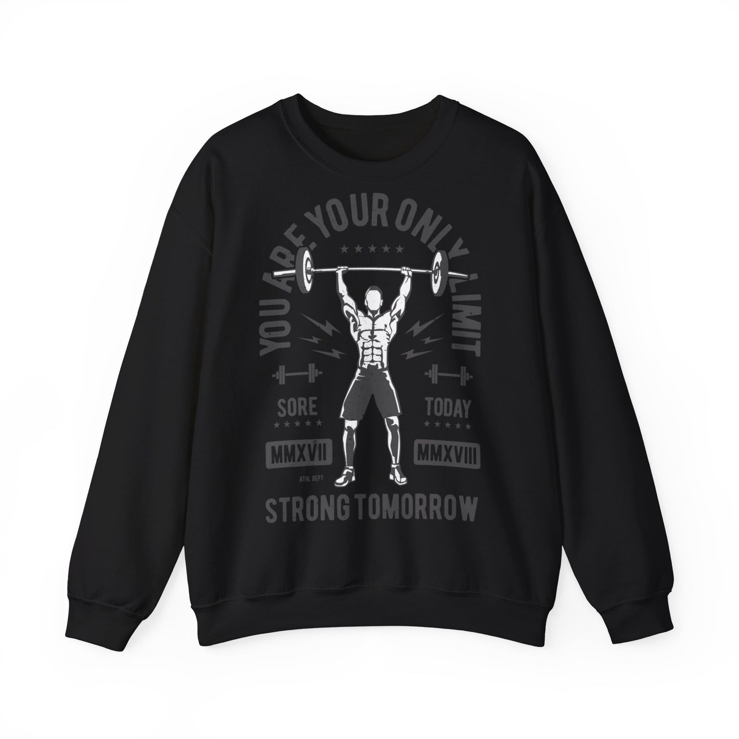 Motivational Fitness Sweatshirt - 'You Are Your Only Limit'