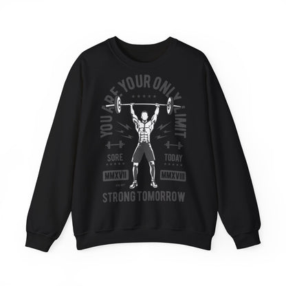 Motivational Fitness Sweatshirt - 'You Are Your Only Limit'