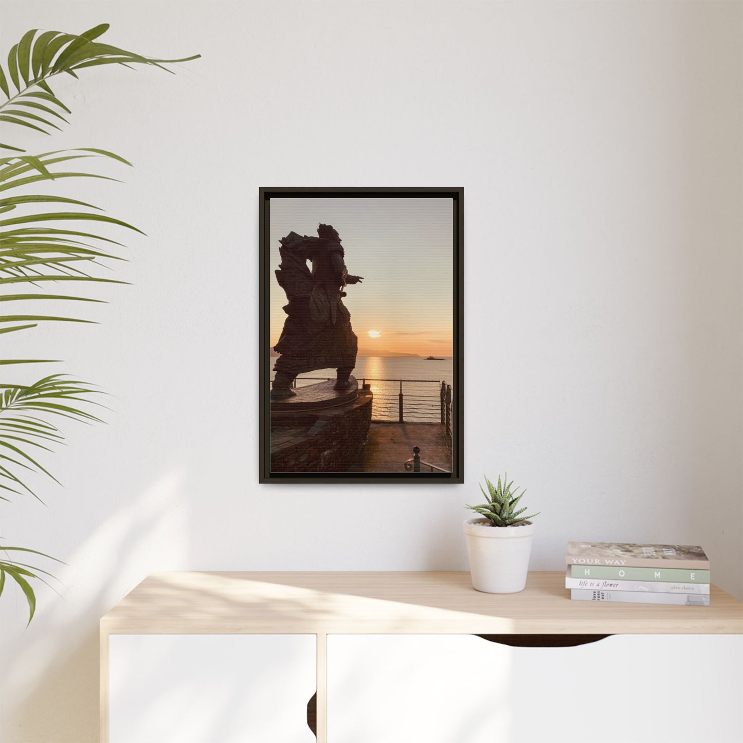 Fenit Matte Canvas, Framed (Multi-color)