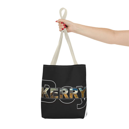 Kerry Boy Black - Black Tote Bag (AOP)