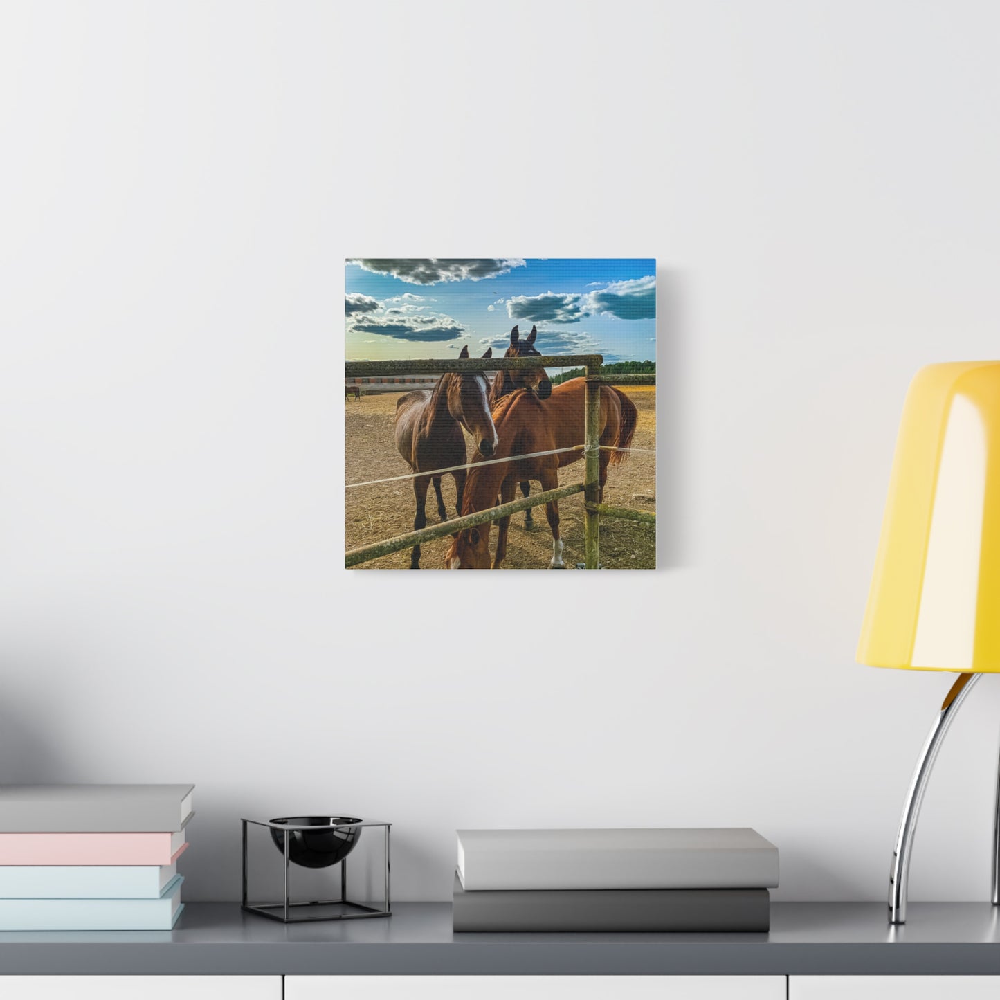 Horses Matte Canvas, Stretched, 1.25"