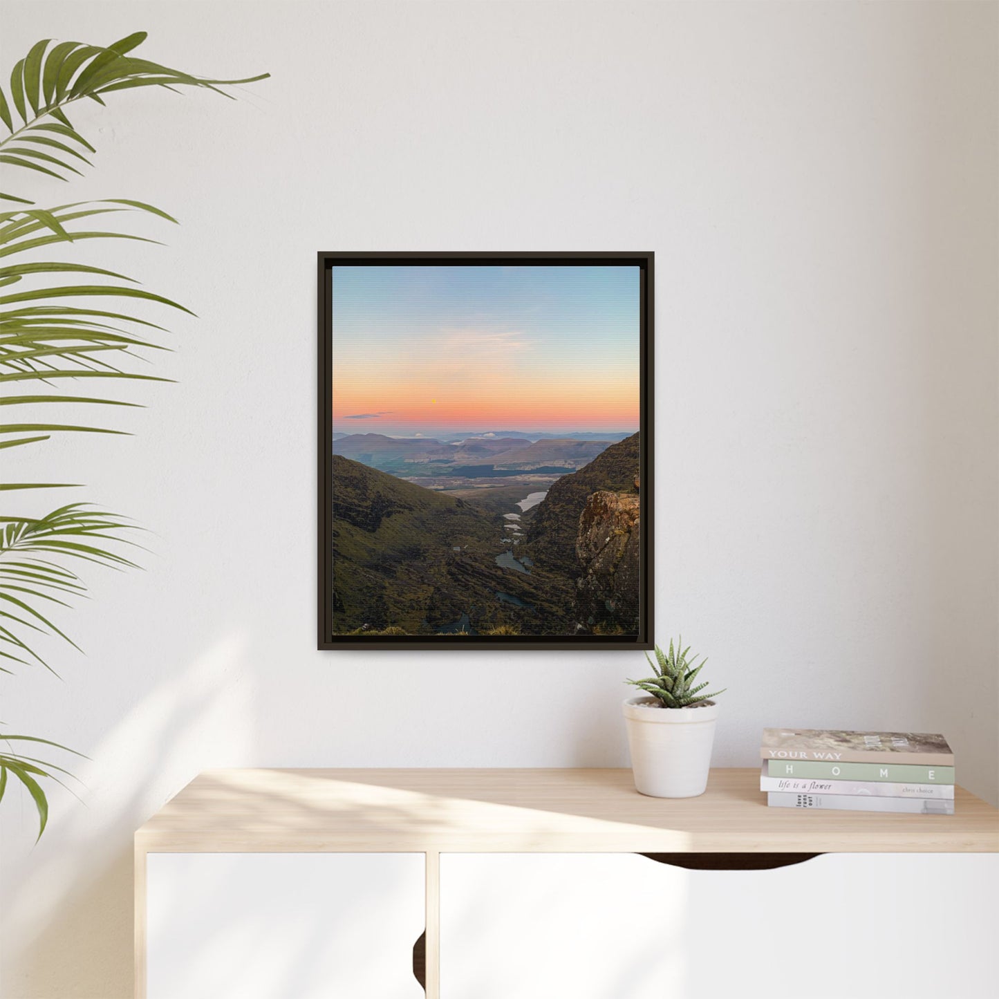 On The Way To Mount Brandon Matte Canvas, Framed (Multi-color)