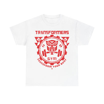 Transformers Gym Unisex Heavy Cotton Tee - Transform Your Body