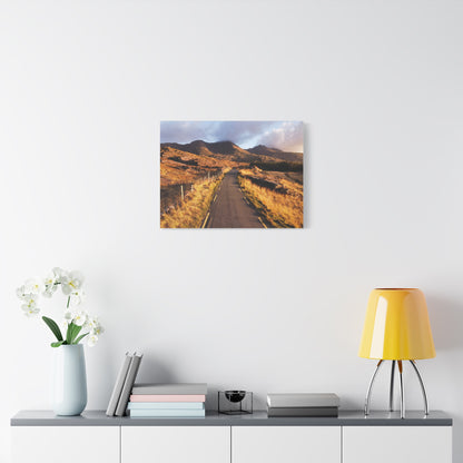 Sunset Road Matte Canvas, Stretched, 1.25"