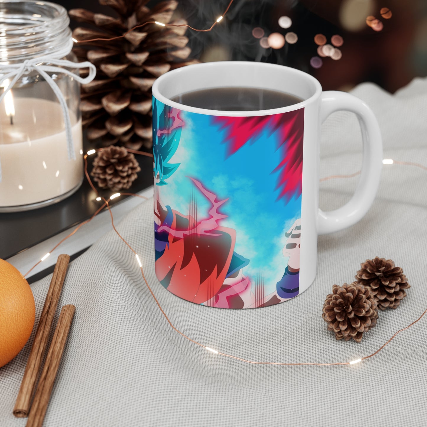 Anime-Inspired Ceramic Coffee Mug – 11oz & 15oz – Perfect for Fans