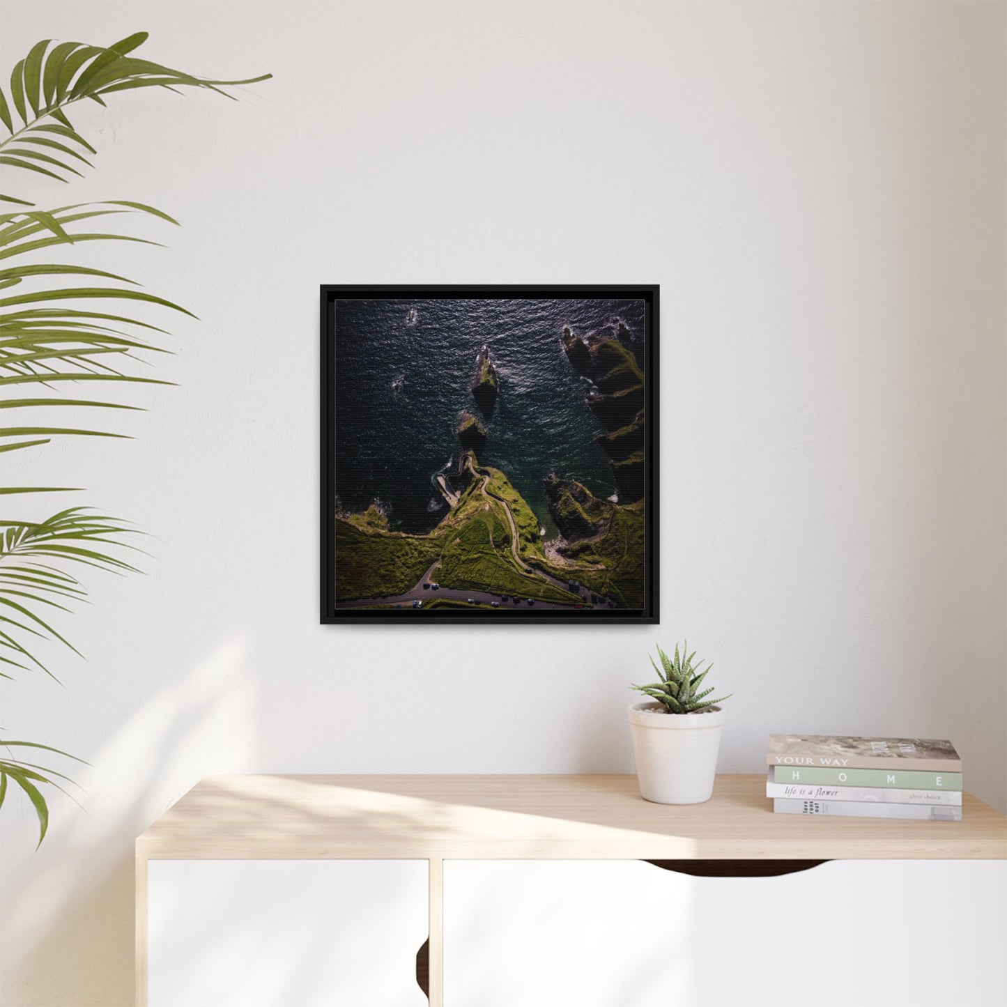 Dunquin Pier Matte Canvas, Framed (Multi-color)