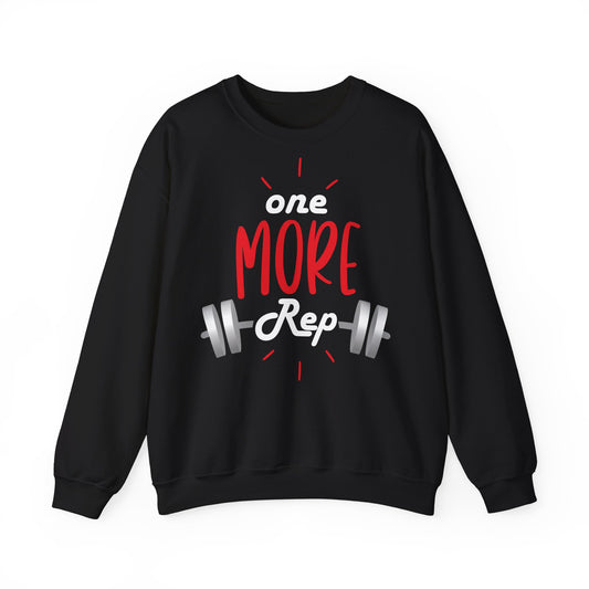Fitness Motivation Unisex Heavy Blend™ Crewneck Sweatshirt - 'One More Rep'