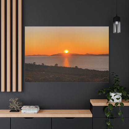 Sunset Ring of Kerry Matte Canvas, Stretched, 1.25"