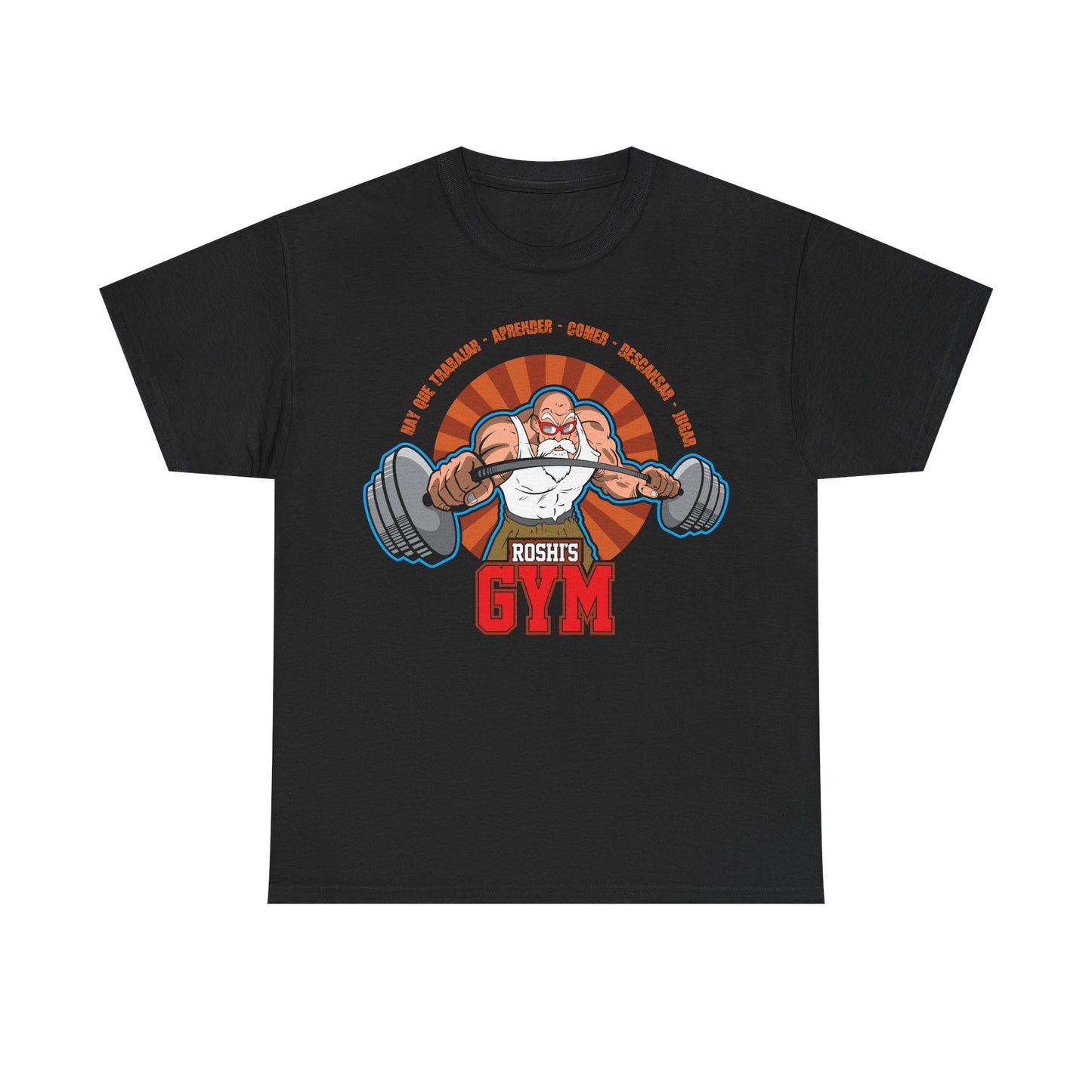 Master Roshi Black Unisex Heavy Cotton Tee