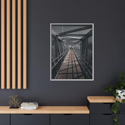 Dingle Pier Matte Canvas, Framed (Multi-color)