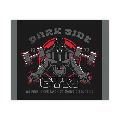 Gym Motivation Matte Poster - Dark Side Fitness Art