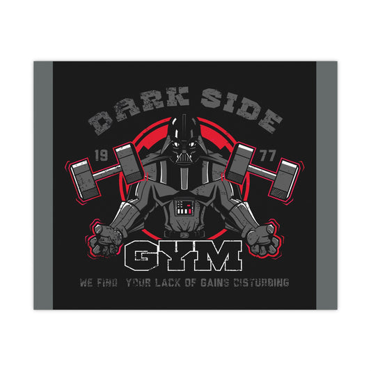 Gym Motivation Matte Poster - Dark Side Fitness Art