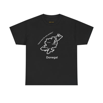 Donegal Unisex Heavy Cotton T-Shirt Black Edition