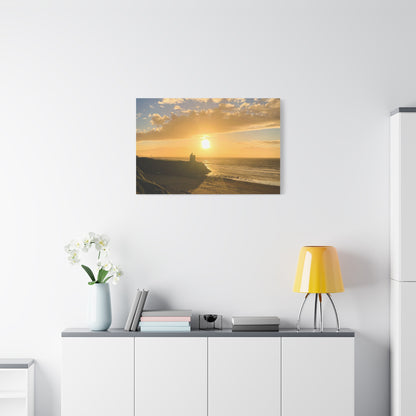 Ballybunion Sunset Castle Matte Canvas, Stretched, 1.25"