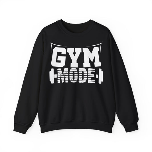 Gym Mode Unisex Heavy Blend Crewneck Sweatshirt - Perfect for Fitness Enthusiasts