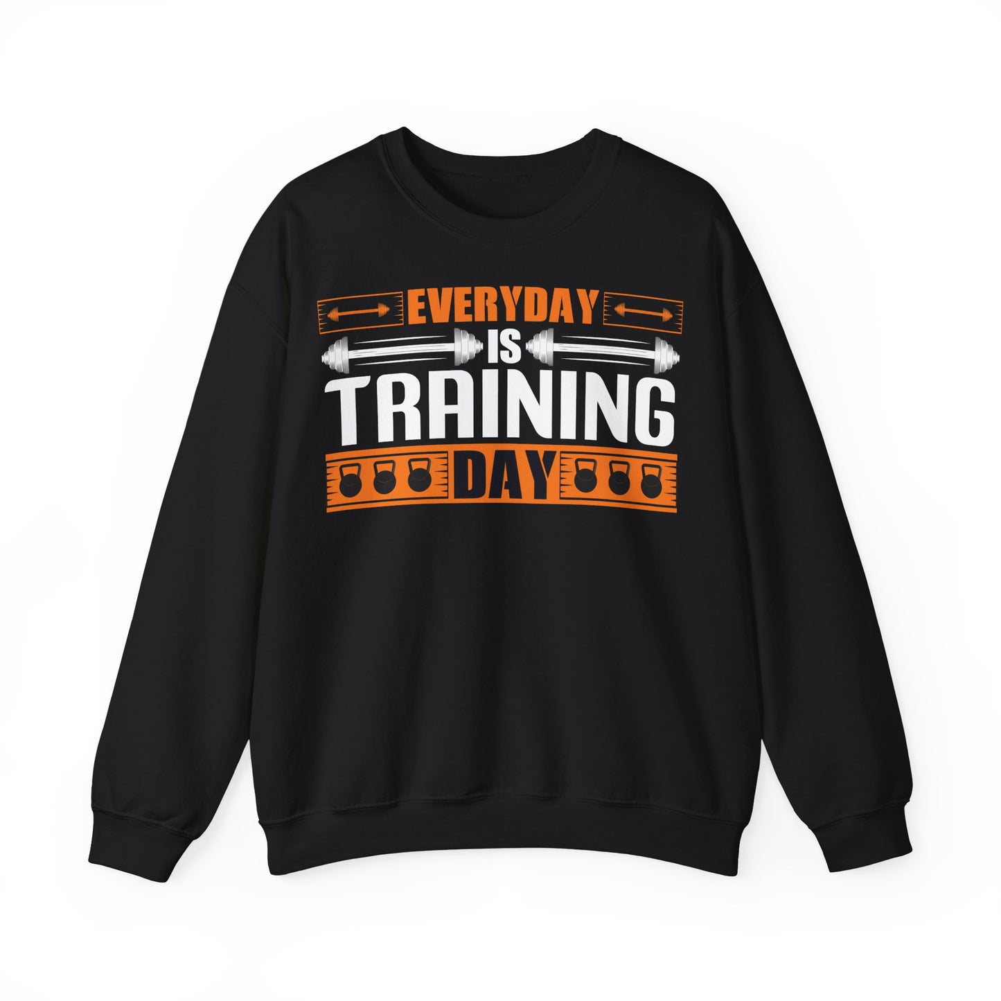 Everyday is Training Day Unisex Heavy Blend™ Crewneck Sweatshirt - Motivational Fitness Sweatshirt