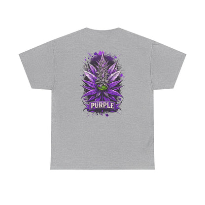 Purple Cannabis Bud T-Shirt — Bold Psychedelic Marijuana Graphic Tee