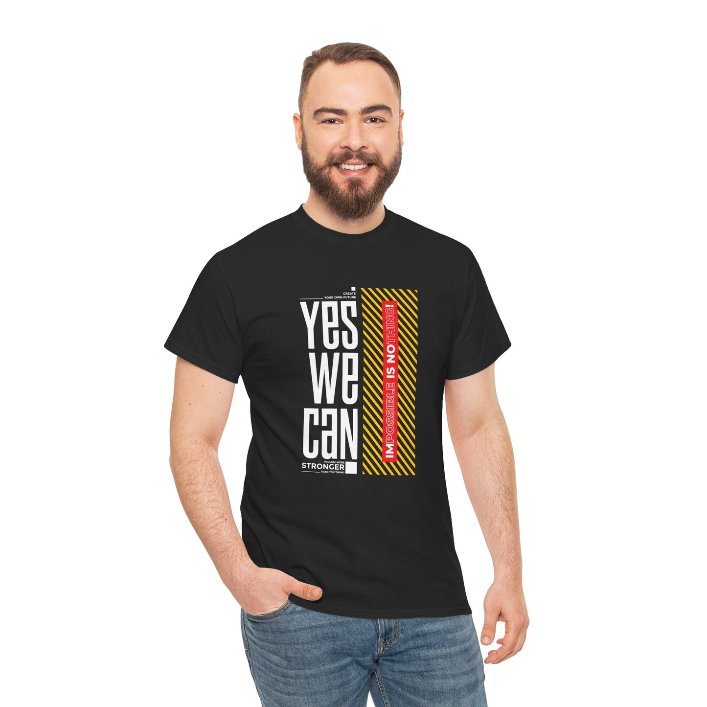 Yes We Can Unisex Heavy Cotton Tee