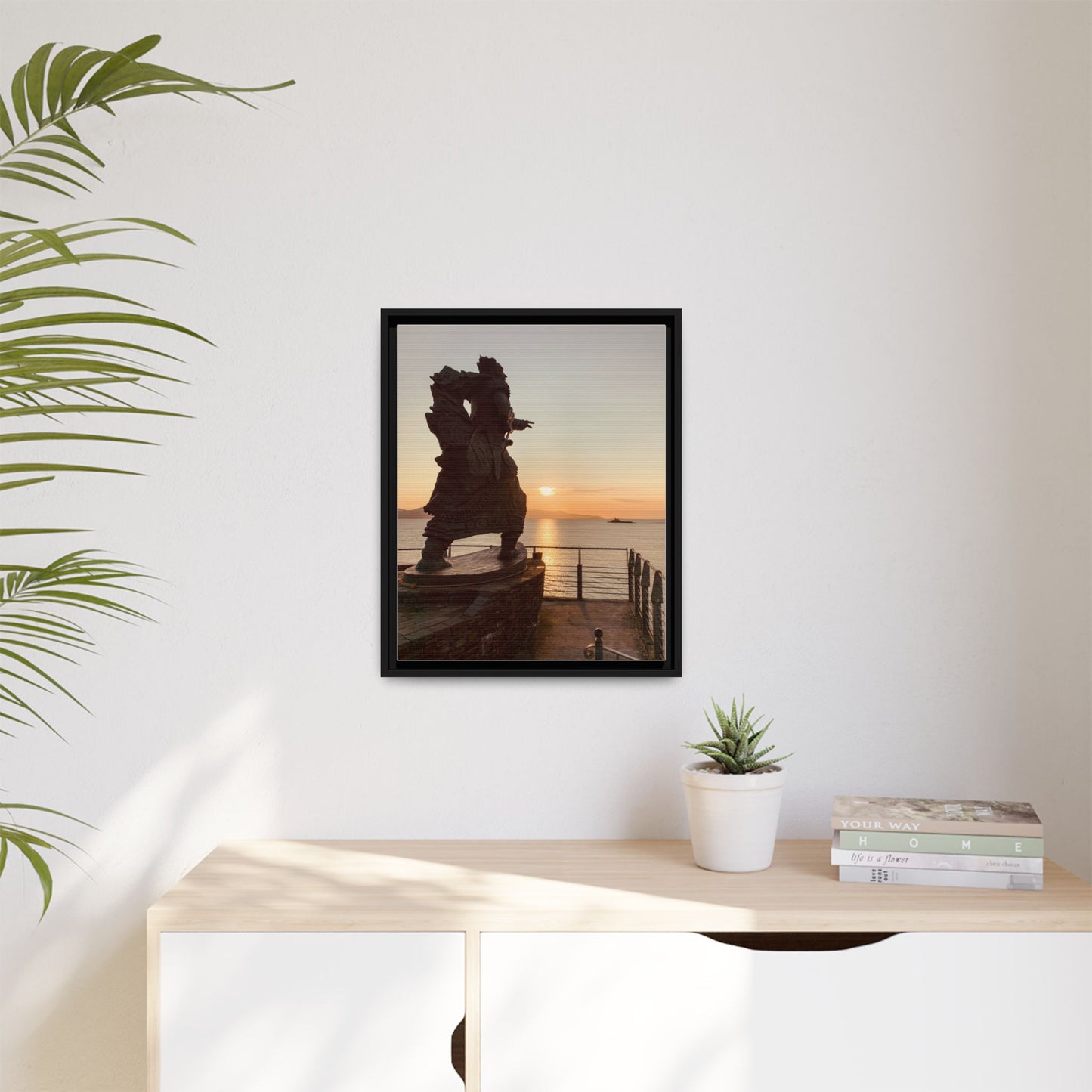 Fenit Matte Canvas, Framed (Multi-color)