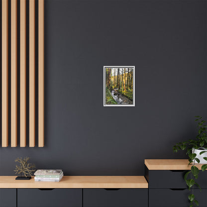 Glanageenty Forest Trail 2 Matte Canvas, Framed (Multi-color)